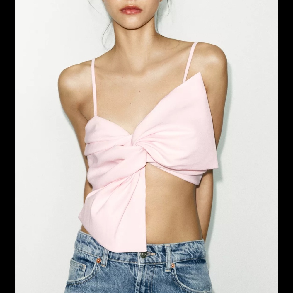 MAXI BOW CROP TOP